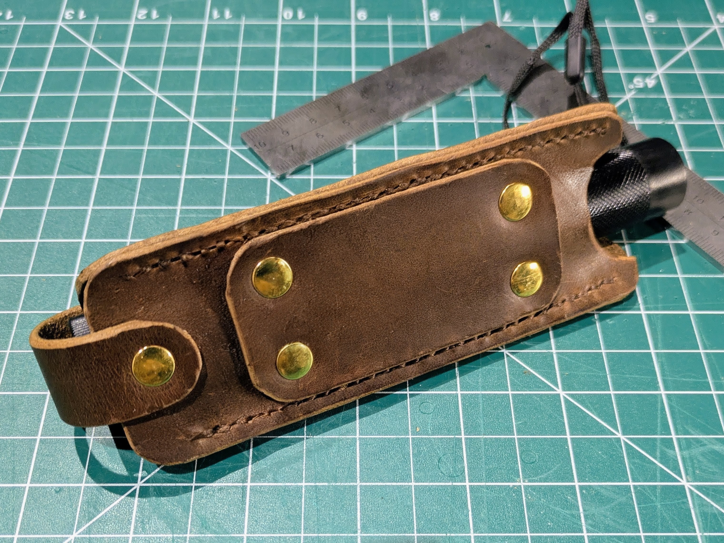 Leather laser pen holder