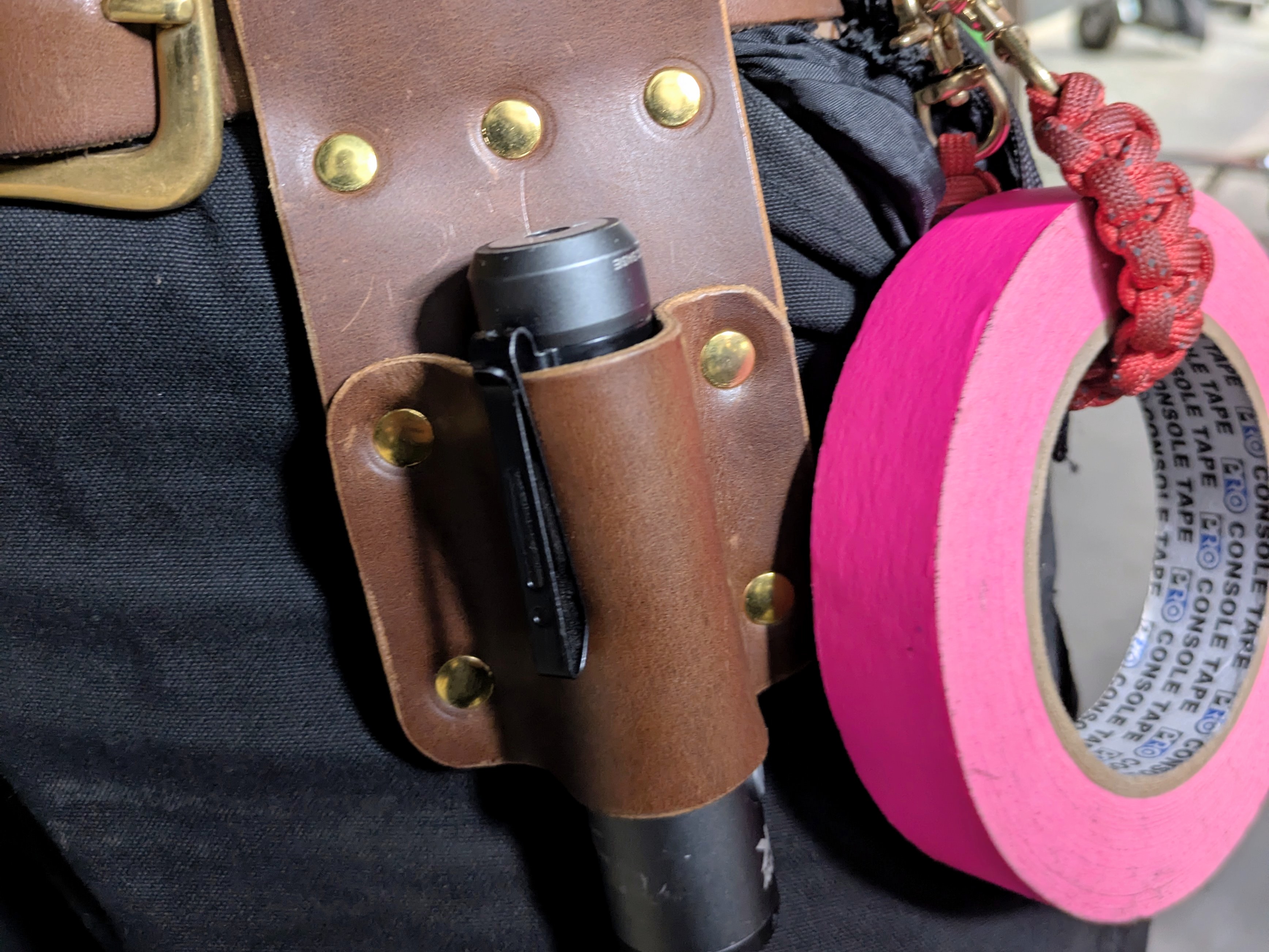 Rainbow leather accessory
